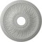Ekena Millwork Bailey Ceiling Medallion (Fits Canopies up to 5 3/4"), Hnd-Painted Frost, 18"OD x 3 3/4"ID x 1 1/2"P CM18BIFRF - alternate 1
